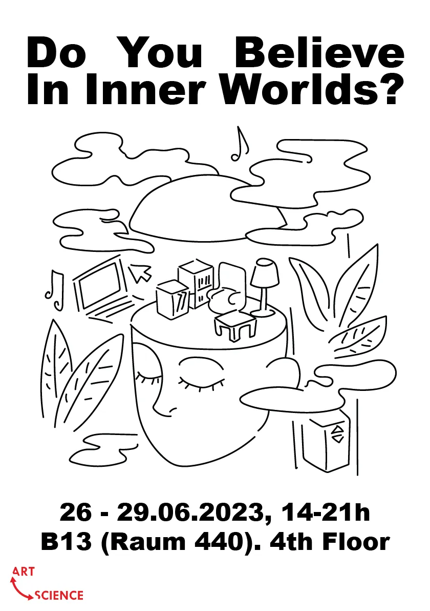 Flyer Design. Die ganze Zeichnung is gezeigt, und sagt nur den Ort und Zeit in der Gebäude.